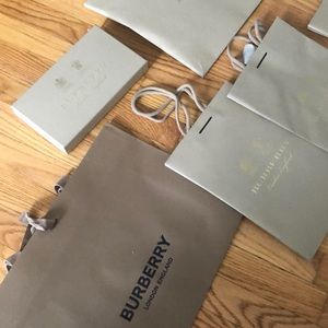 Burberry paper bags